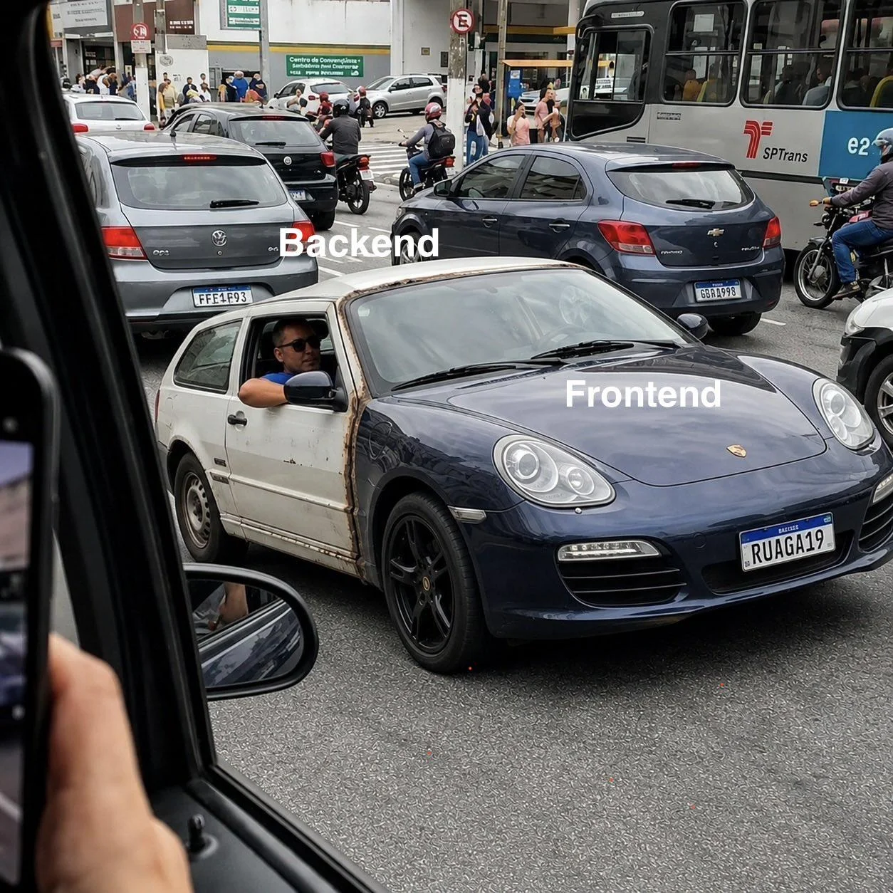 Muso di Porsche su una VW: perché questo collage di design non regge davvero