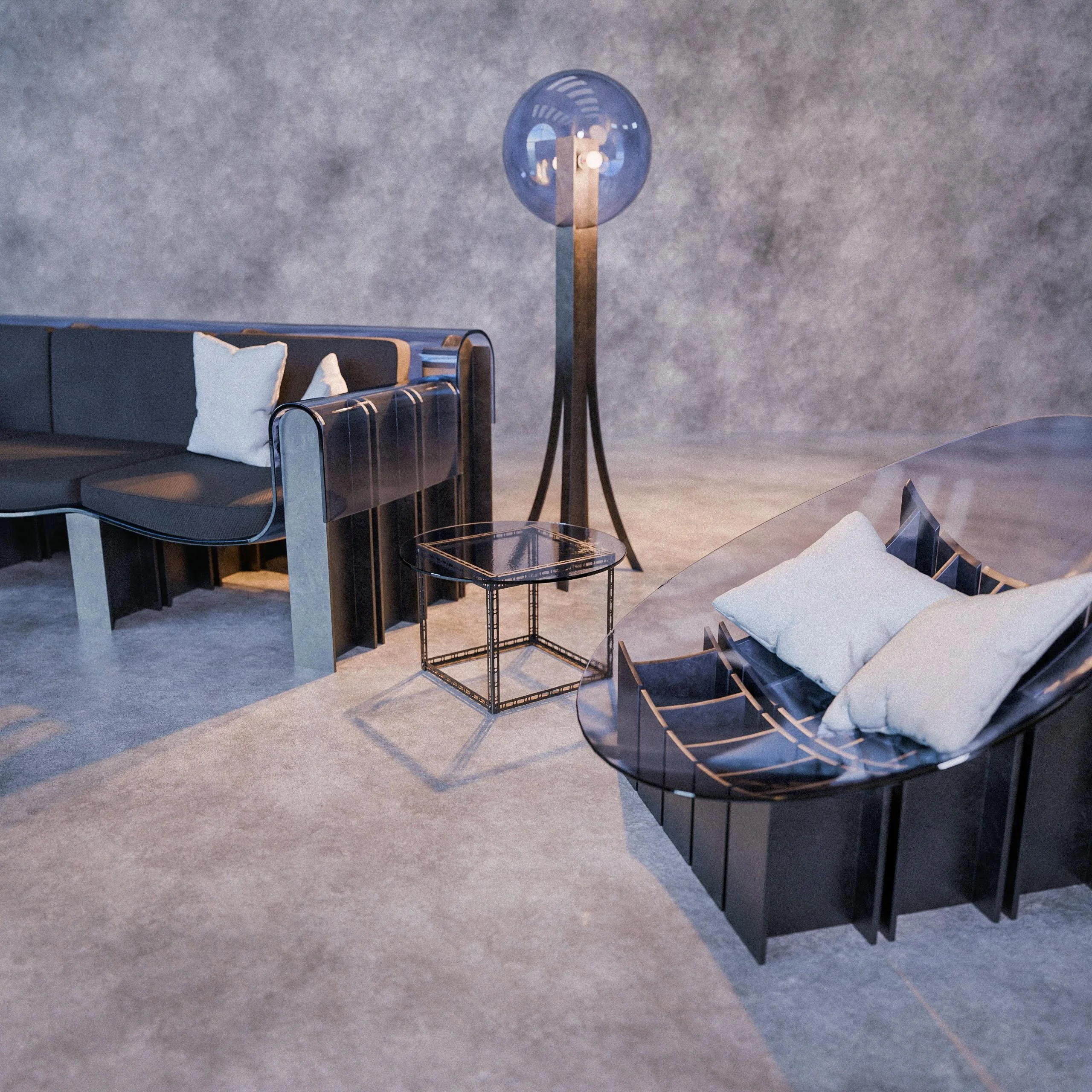 Trave a I nei mobili di design: quando l’acciaio strutturale diventa solo ornamento