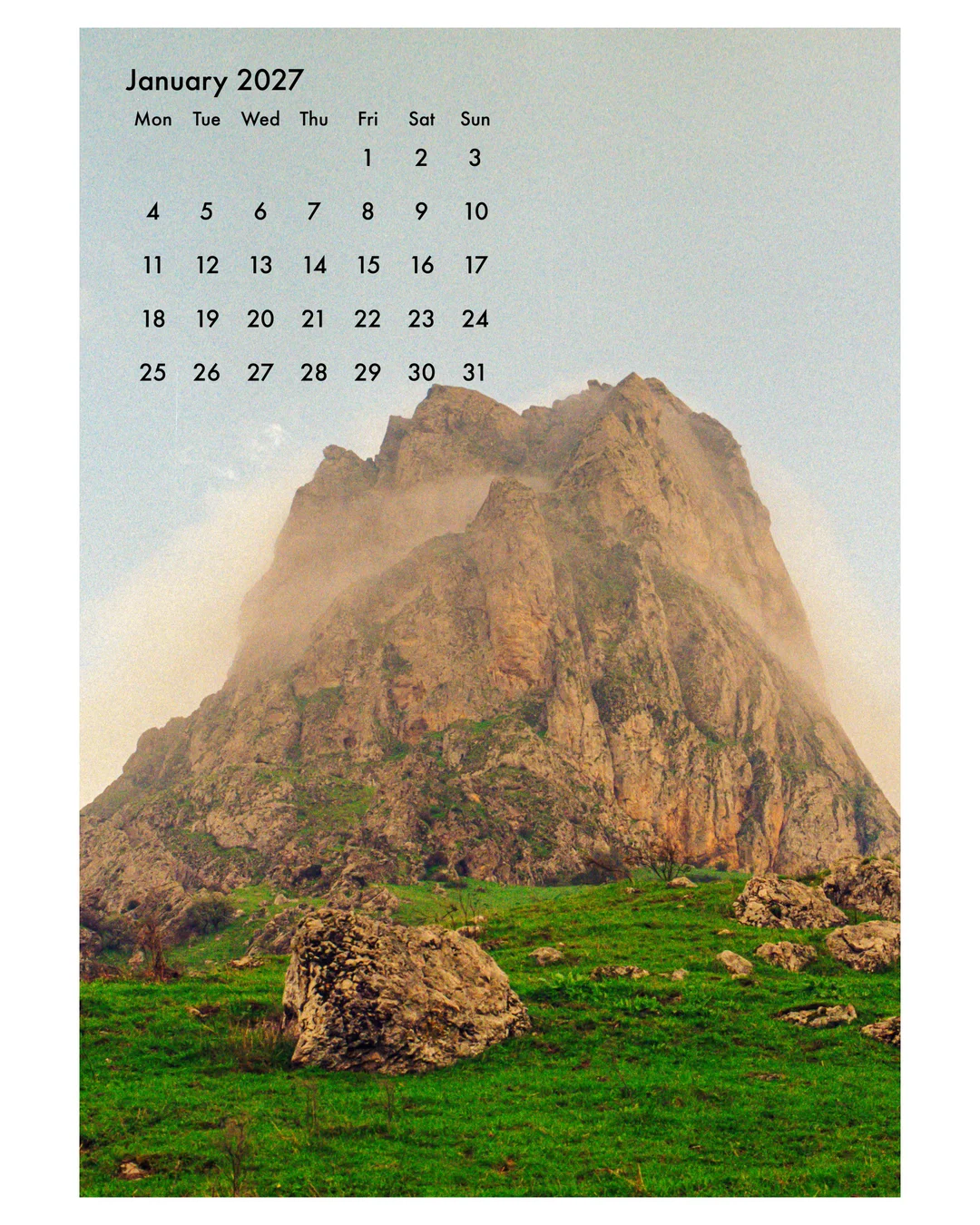 Come progettare un calendario fotografico: perché la griglia conta più delle foto